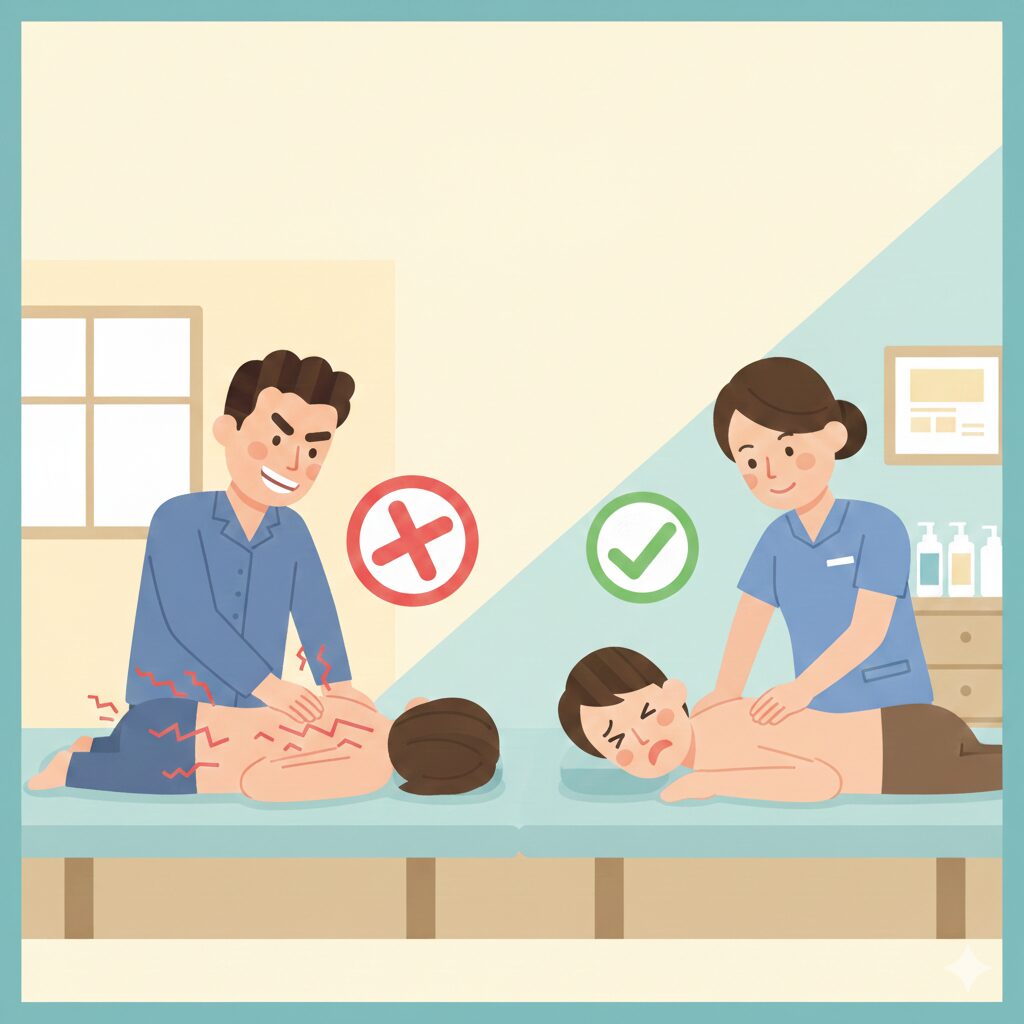 「強揉み」が体を壊す？知っておきたい、強すぎるマッサージに潜むリスクと体の真実