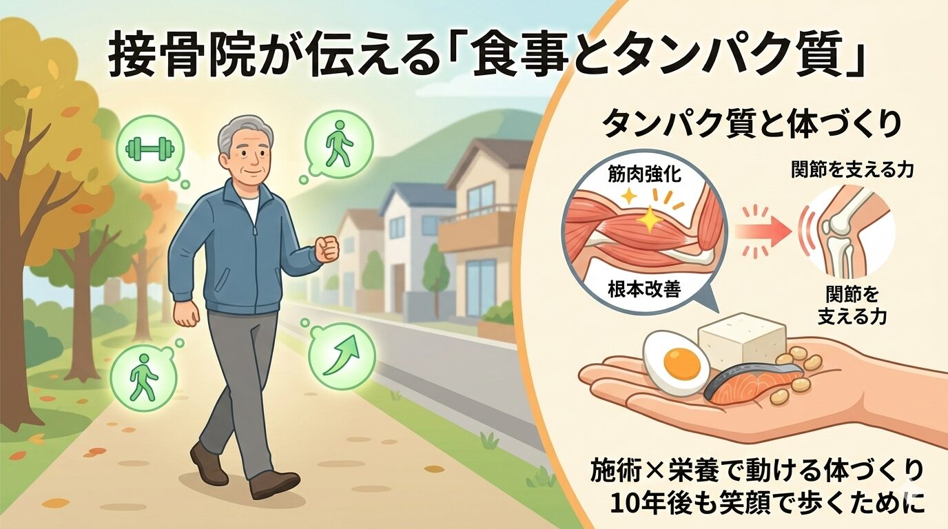 タンパク質を制すると健康を制する