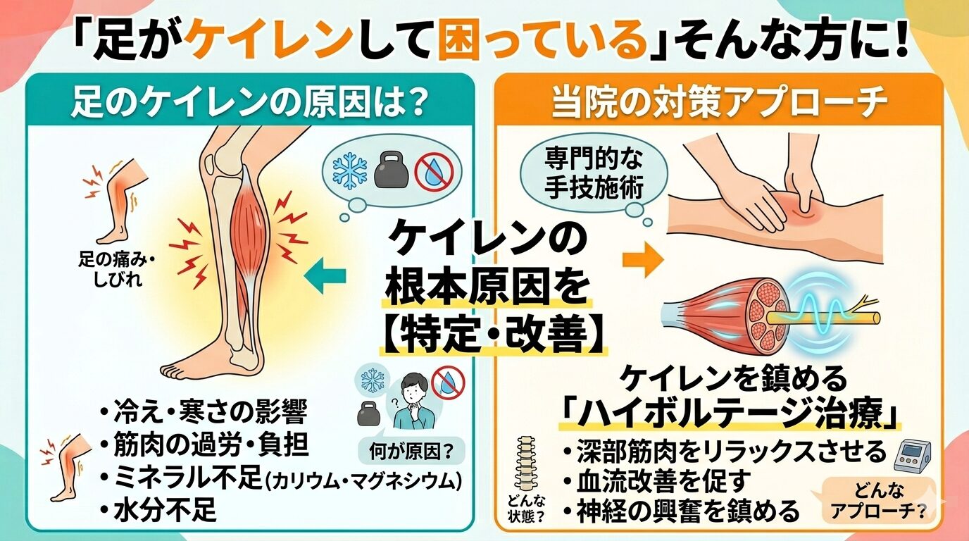 【冬だけ？】この時期に起こるふくらはぎの激痛