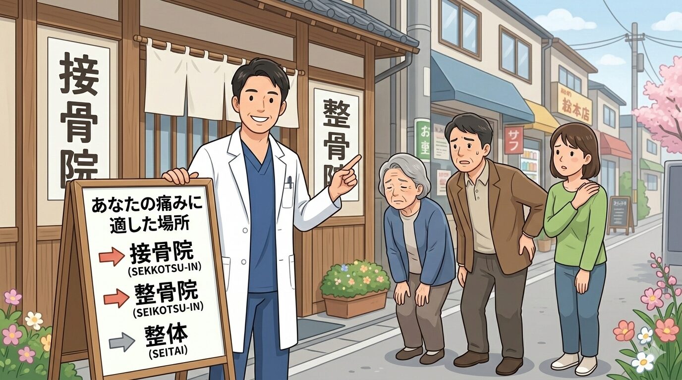 ぶっちゃけどうなの？整体と整骨院と接骨院の違い