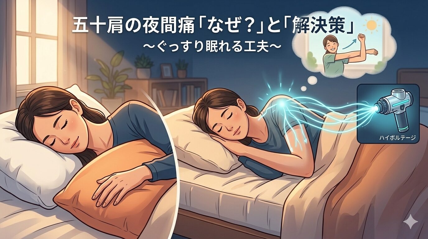 夜も肩が痛い五十肩について