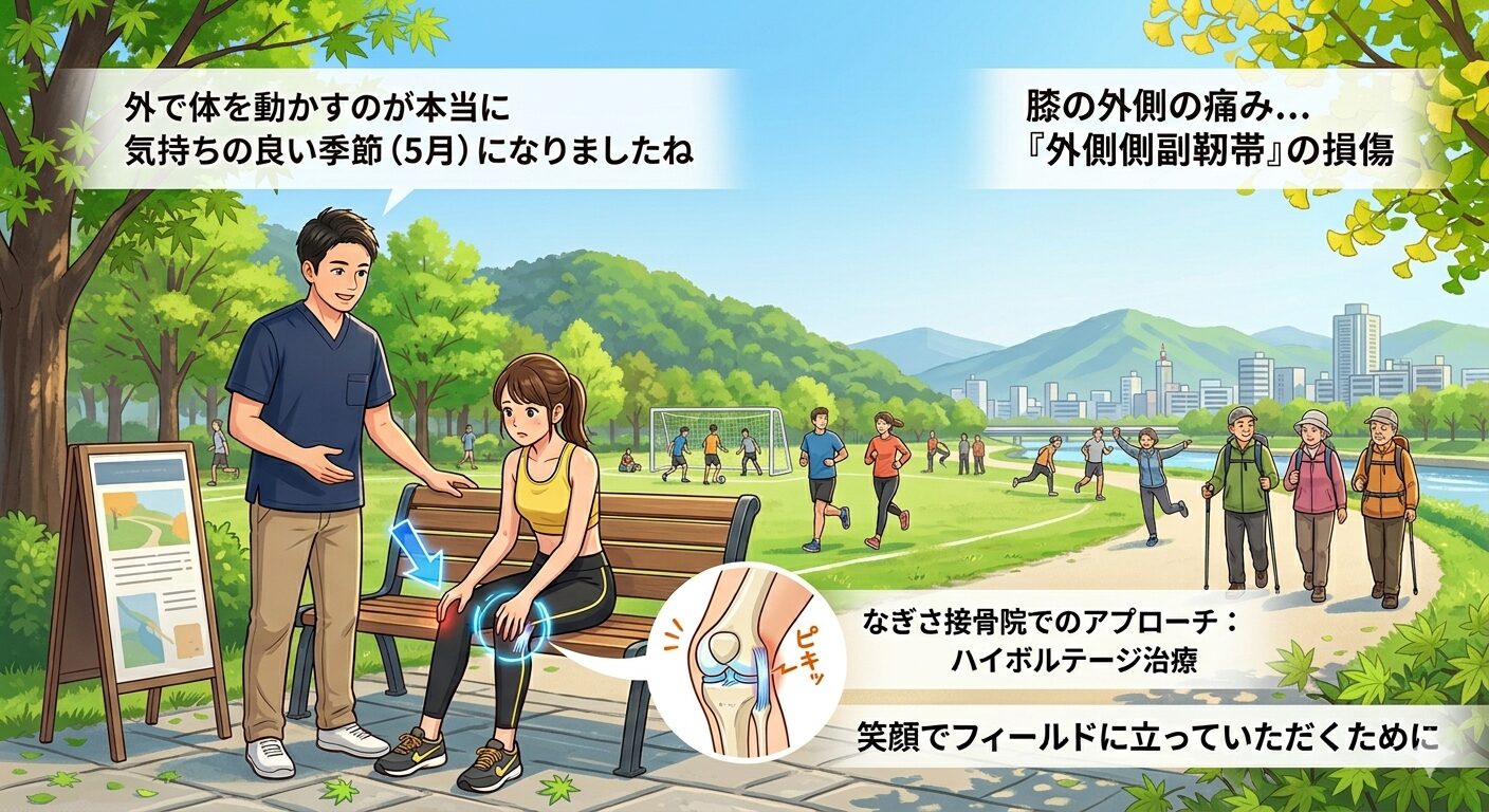 膝　外側側副靭帯　スポーツ