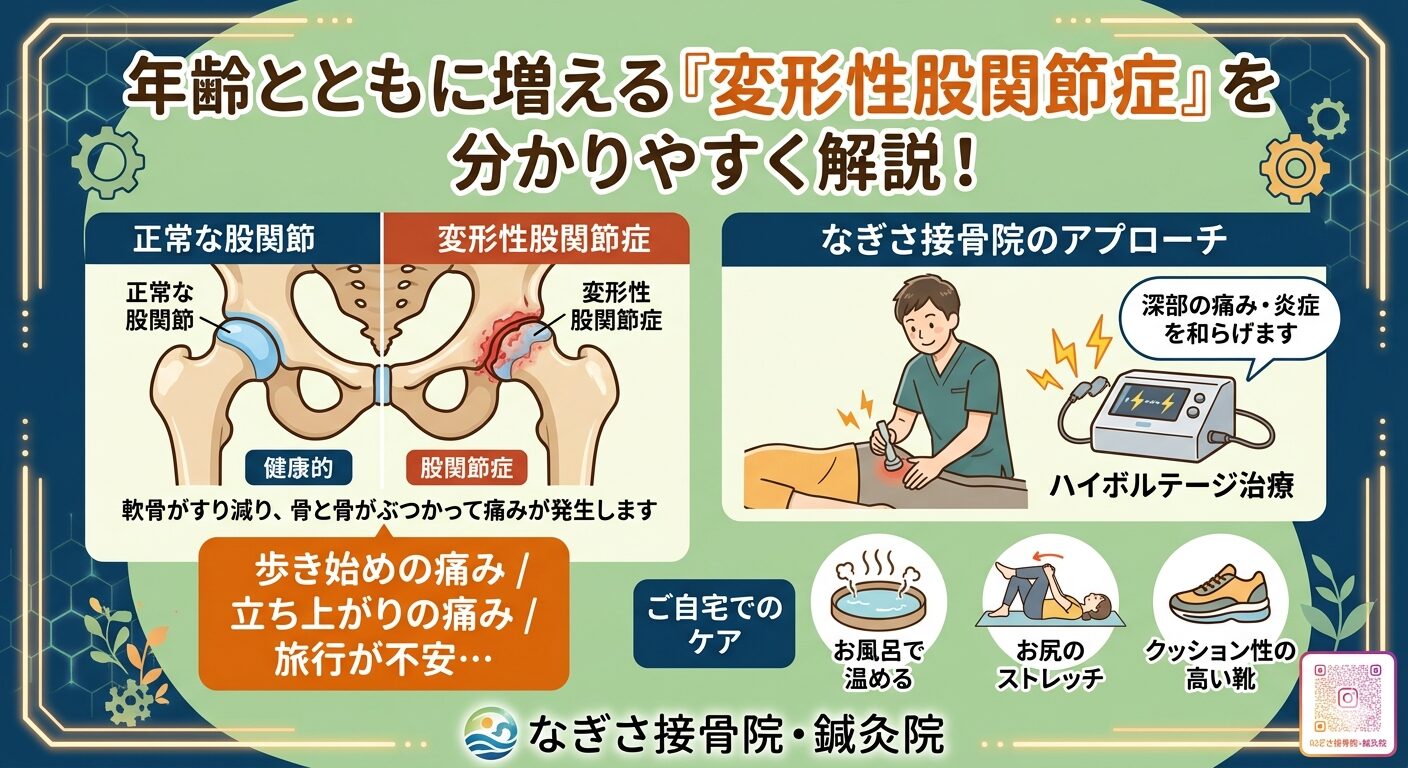 変形性股関節症について
